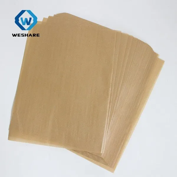 unbleached baking paper sheet