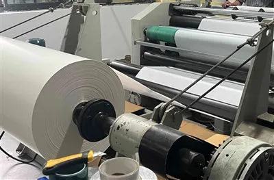 Slipp papirproduksjonsverkstedet